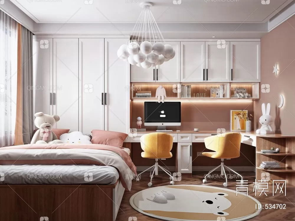 BED FOR KID – 3D MODELS – 315 – PRO