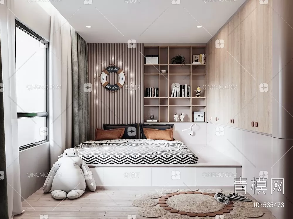 BED FOR KID – 3D MODELS – 317 – PRO