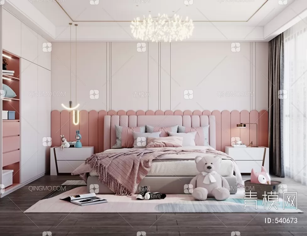 BED FOR KID – 3D MODELS – 320 – PRO