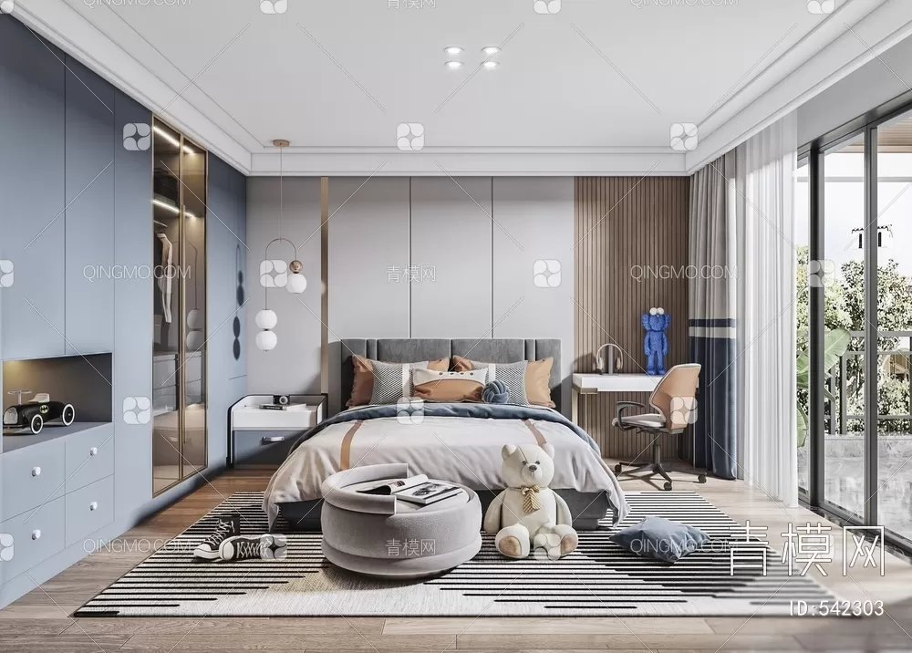 BED FOR KID – 3D MODELS – 325 – PRO