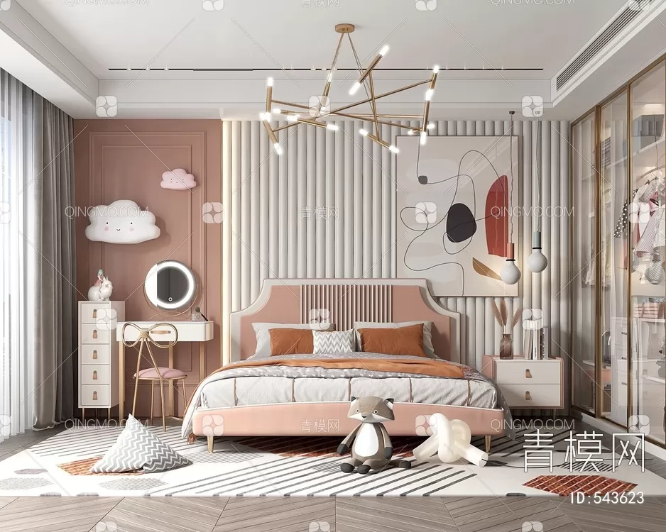 BED FOR KID – 3D MODELS – 327 – PRO