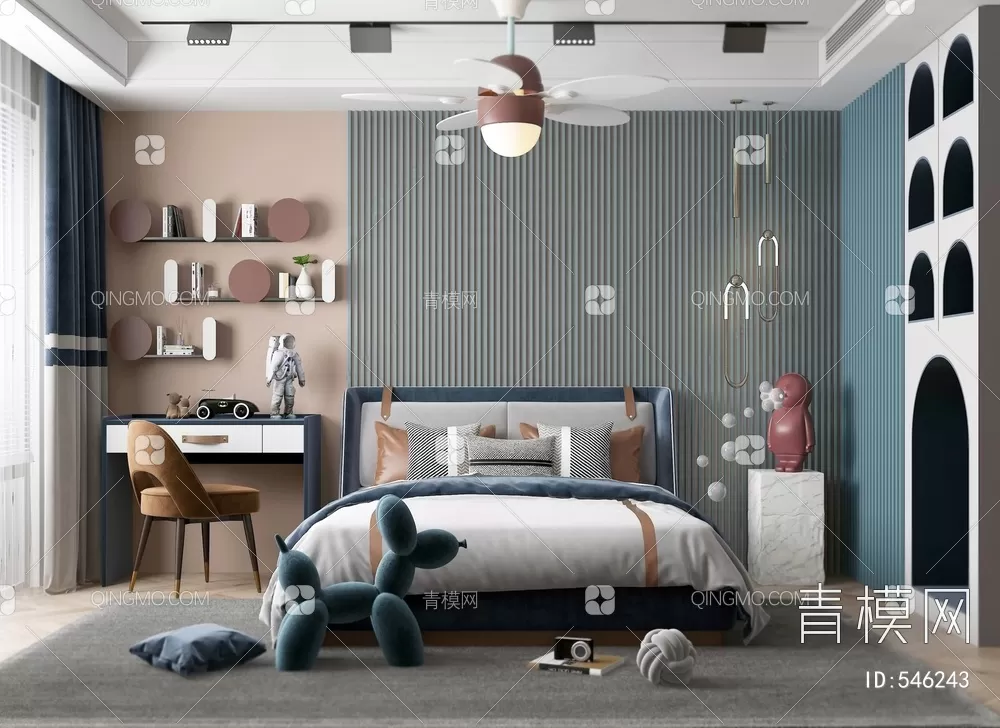 BED FOR KID – 3D MODELS – 329 – PRO