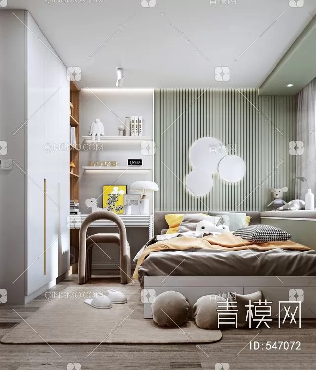 BED FOR KID – 3D MODELS – 330 – PRO