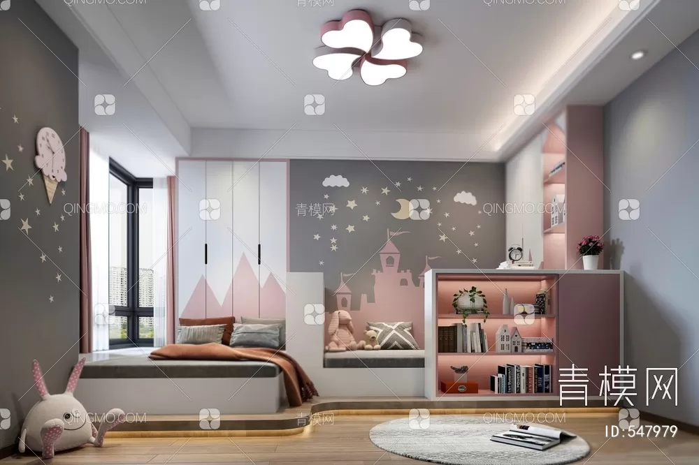 BED FOR KID – 3D MODELS – 332 – PRO