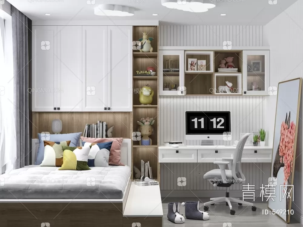 BED FOR KID – 3D MODELS – 335 – PRO