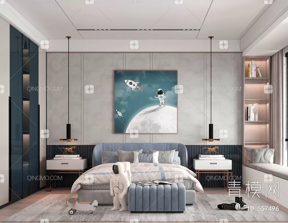 BED FOR KID – 3D MODELS – 339 – PRO