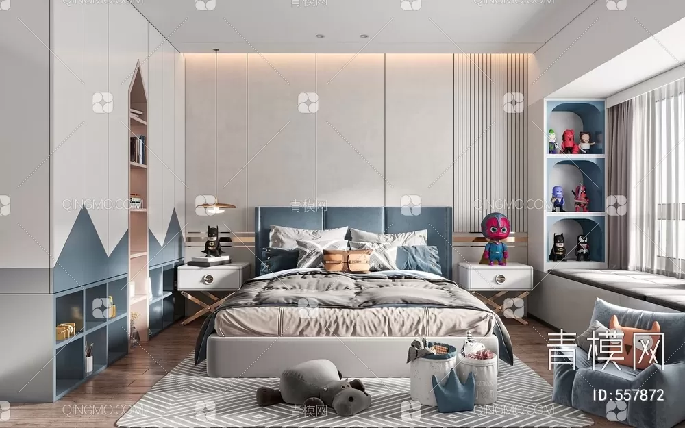 BED FOR KID – 3D MODELS – 340 – PRO