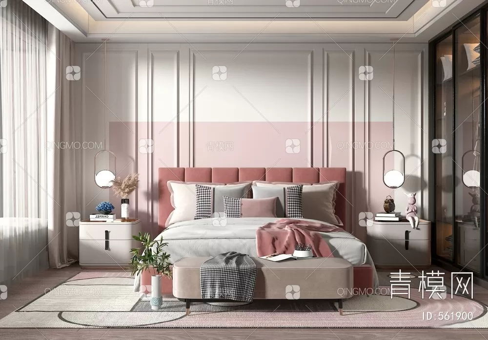 BED FOR KID – 3D MODELS – 344 – PRO