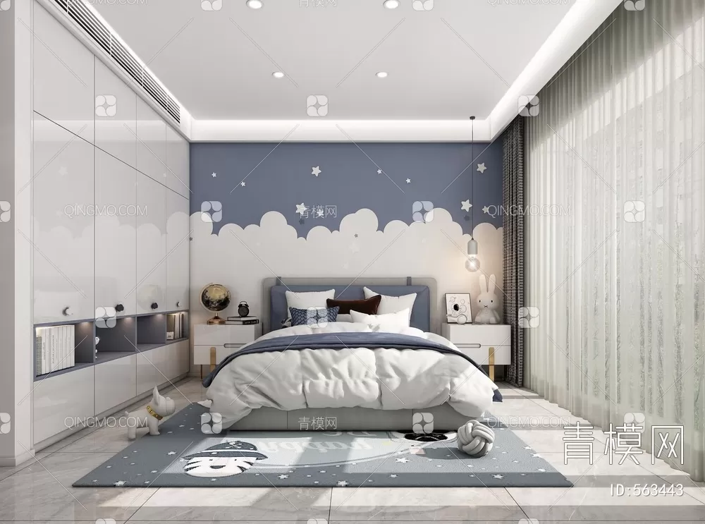 BED FOR KID – 3D MODELS – 346 – PRO