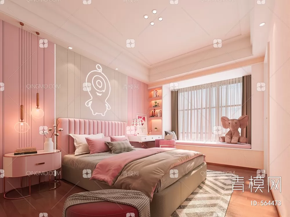 BED FOR KID – 3D MODELS – 347 – PRO