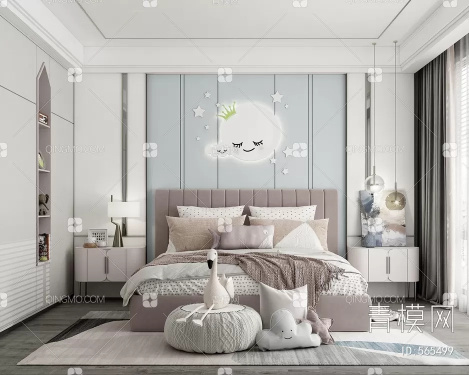 BED FOR KID – 3D MODELS – 348 – PRO