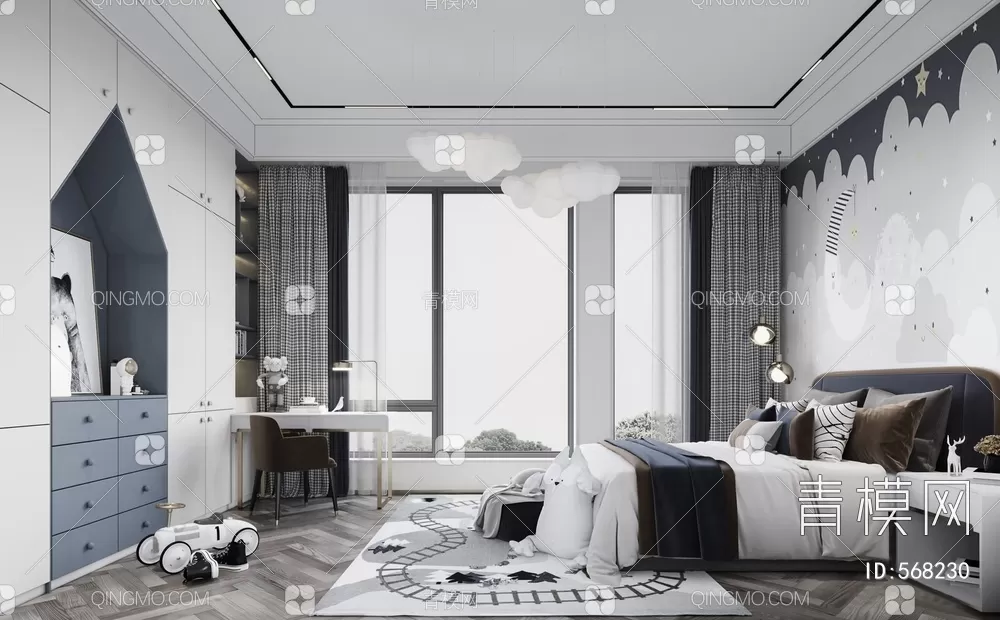 BED FOR KID – 3D MODELS – 357 – PRO