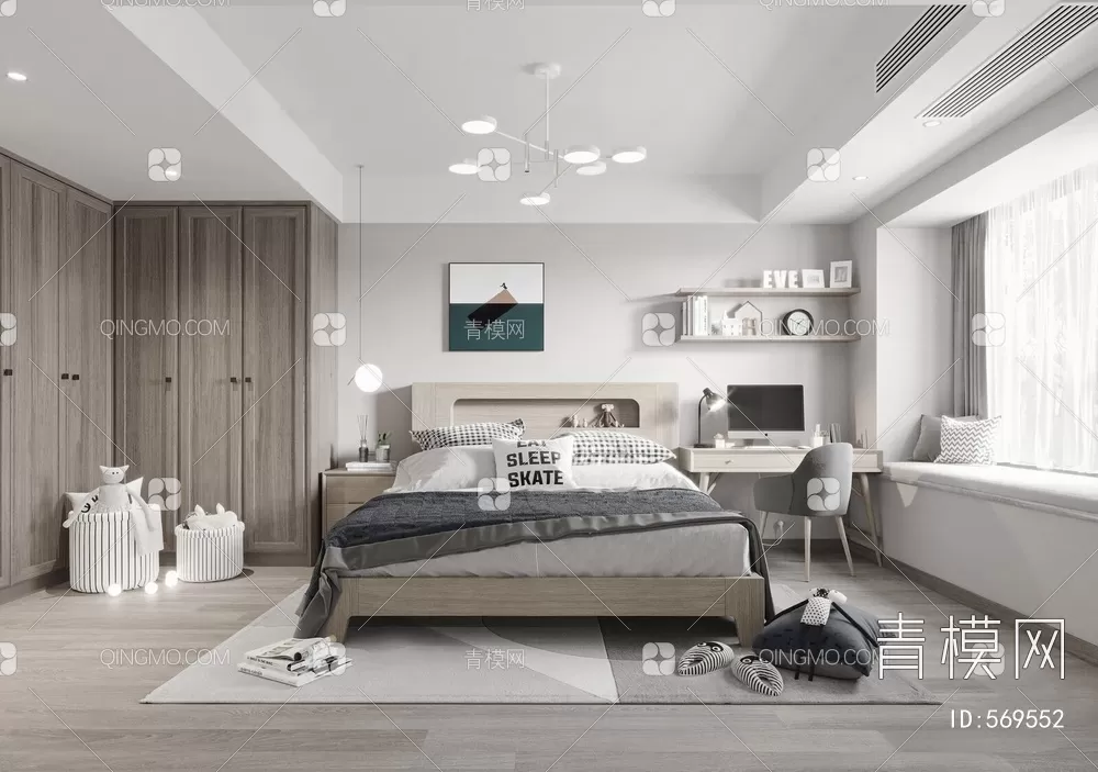 BED FOR KID – 3D MODELS – 359 – PRO