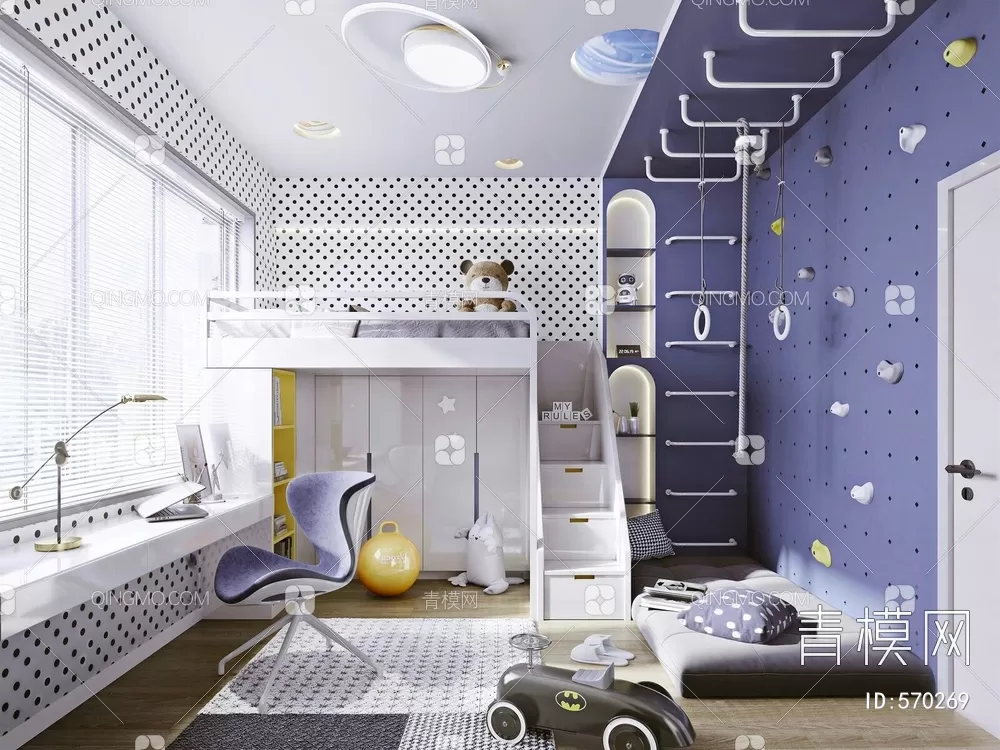 BED FOR KID – 3D MODELS – 362 – PRO