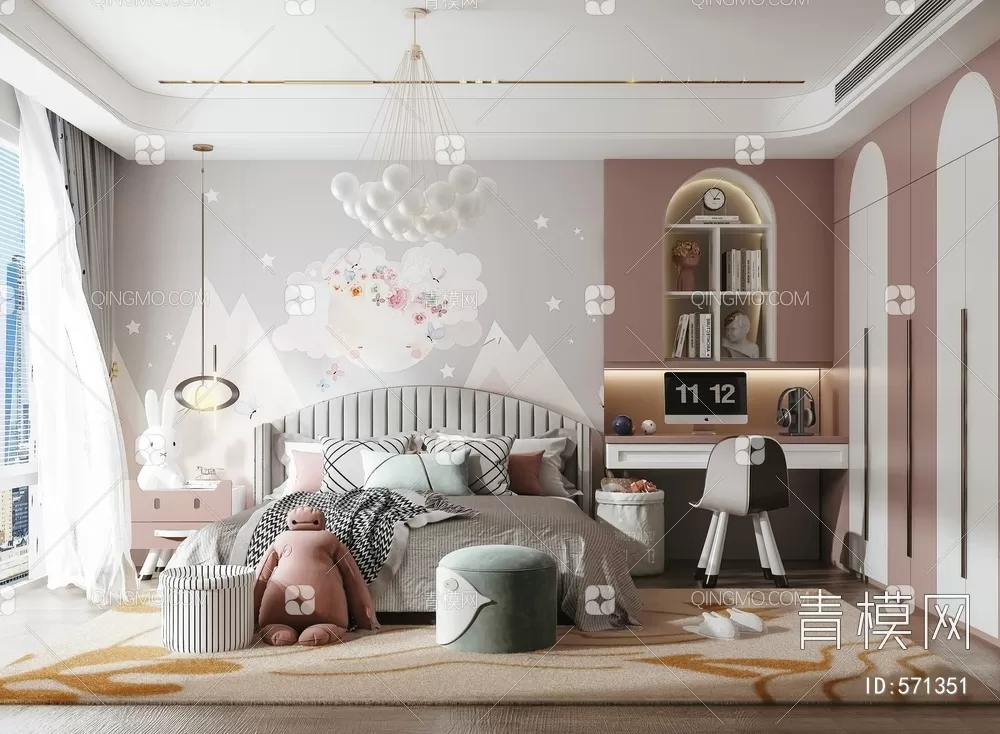 BED FOR KID – 3D MODELS – 363 – PRO