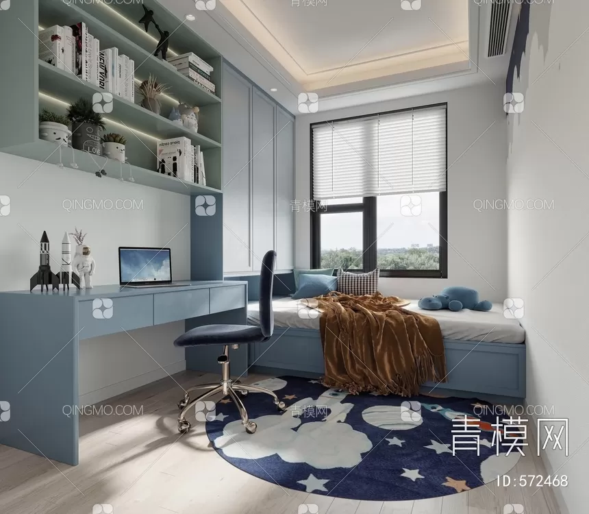 BED FOR KID – 3D MODELS – 366 – PRO