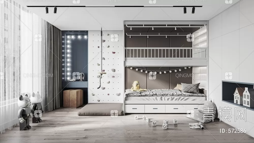 BED FOR KID – 3D MODELS – 368 – PRO