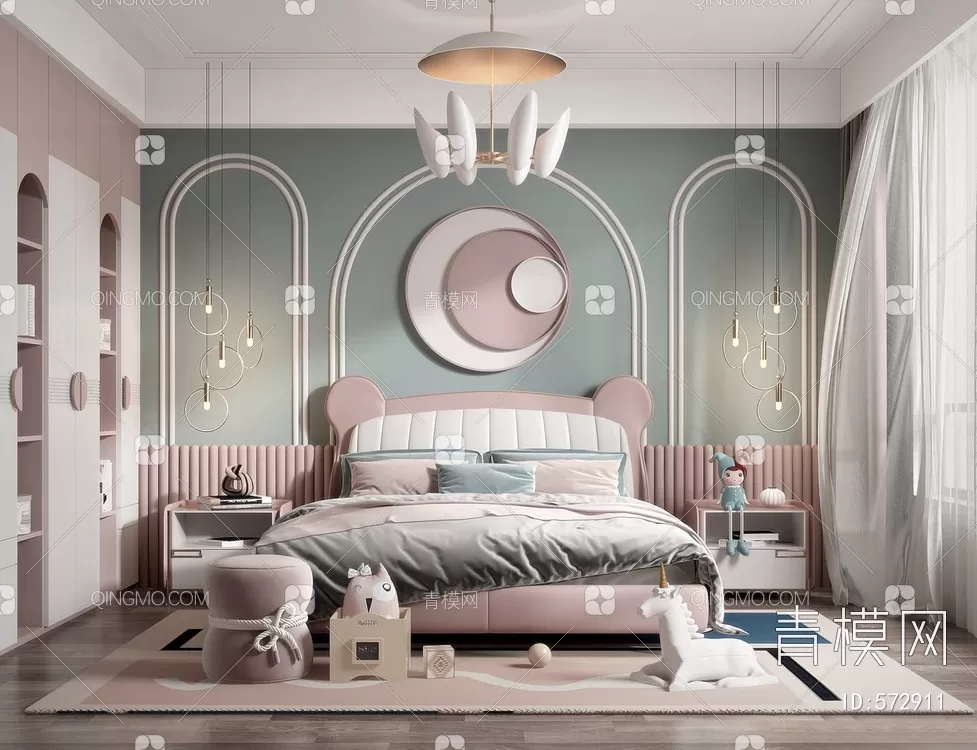 BED FOR KID – 3D MODELS – 370 – PRO