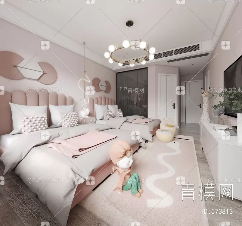 BED FOR KID – 3D MODELS – 371 – PRO