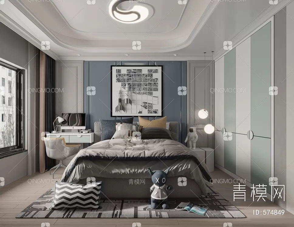 BED FOR KID – 3D MODELS – 372 – PRO