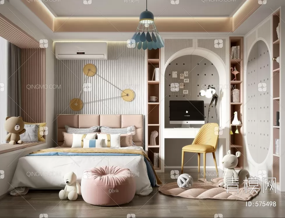 BED FOR KID – 3D MODELS – 373 – PRO