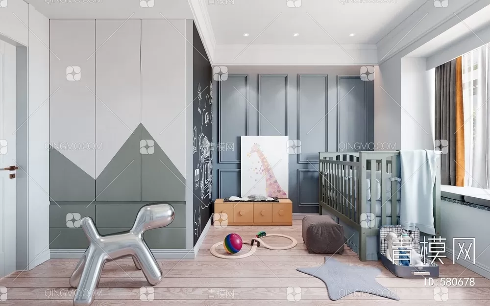 BED FOR KID – 3D MODELS – 380 – PRO