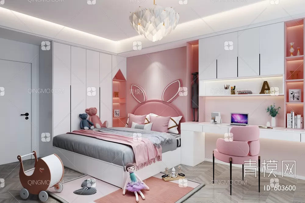 BED FOR KID – 3D MODELS – 385 – PRO