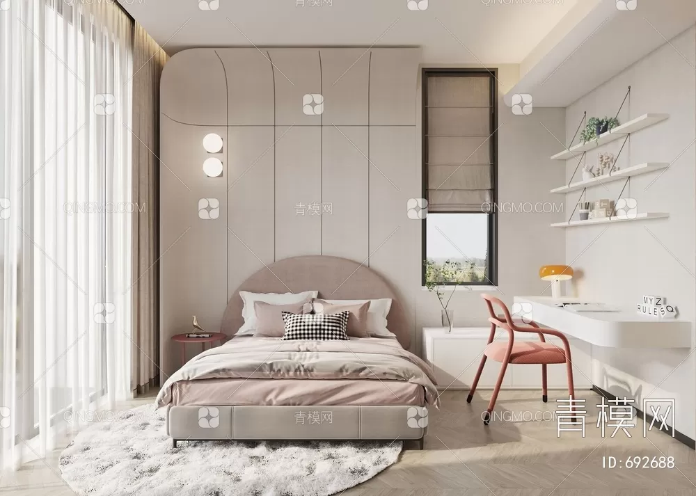 BED FOR KID – 3D MODELS – 387 – PRO