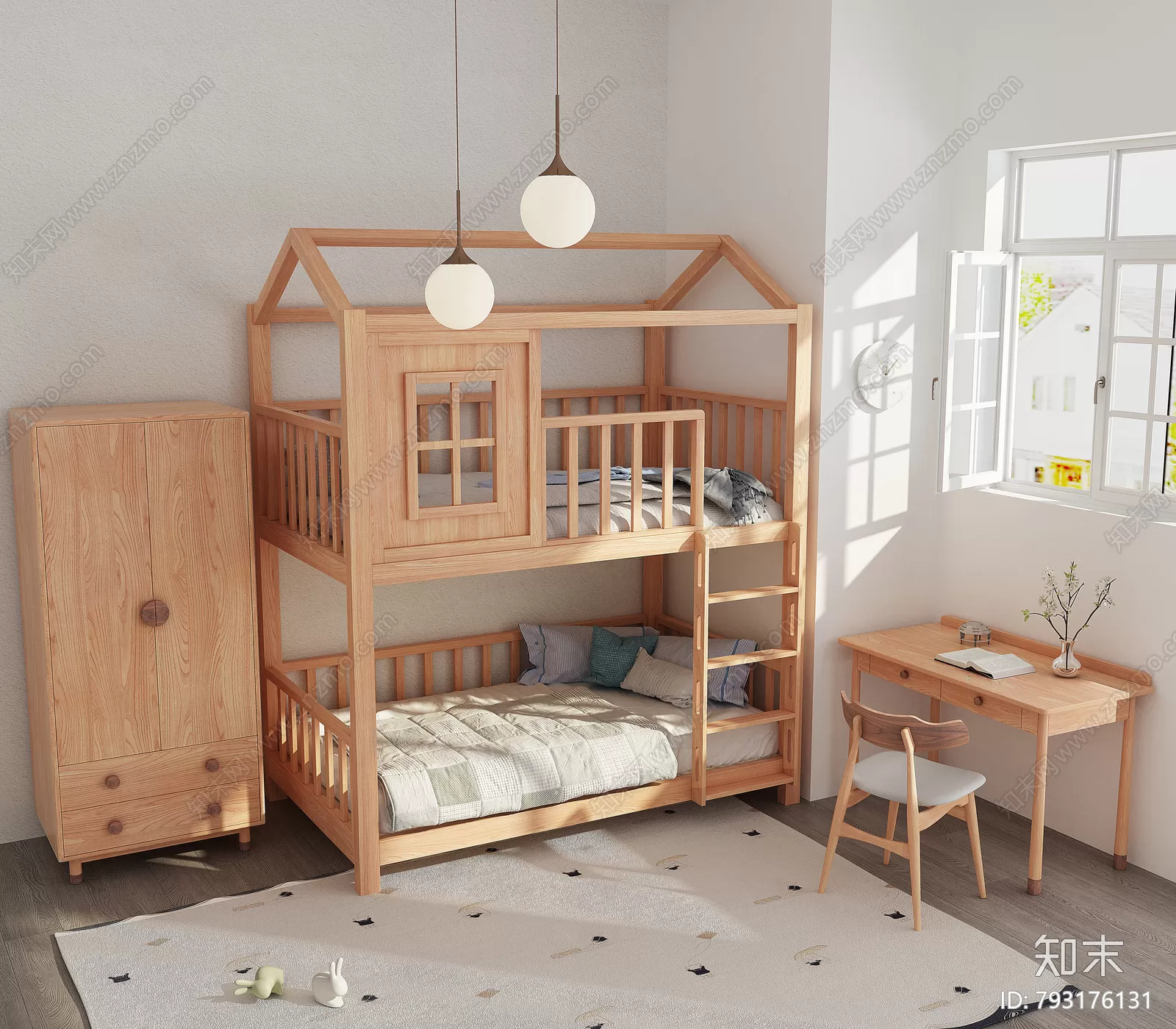 BED FOR KID – 3D MODELS – 393 – PRO