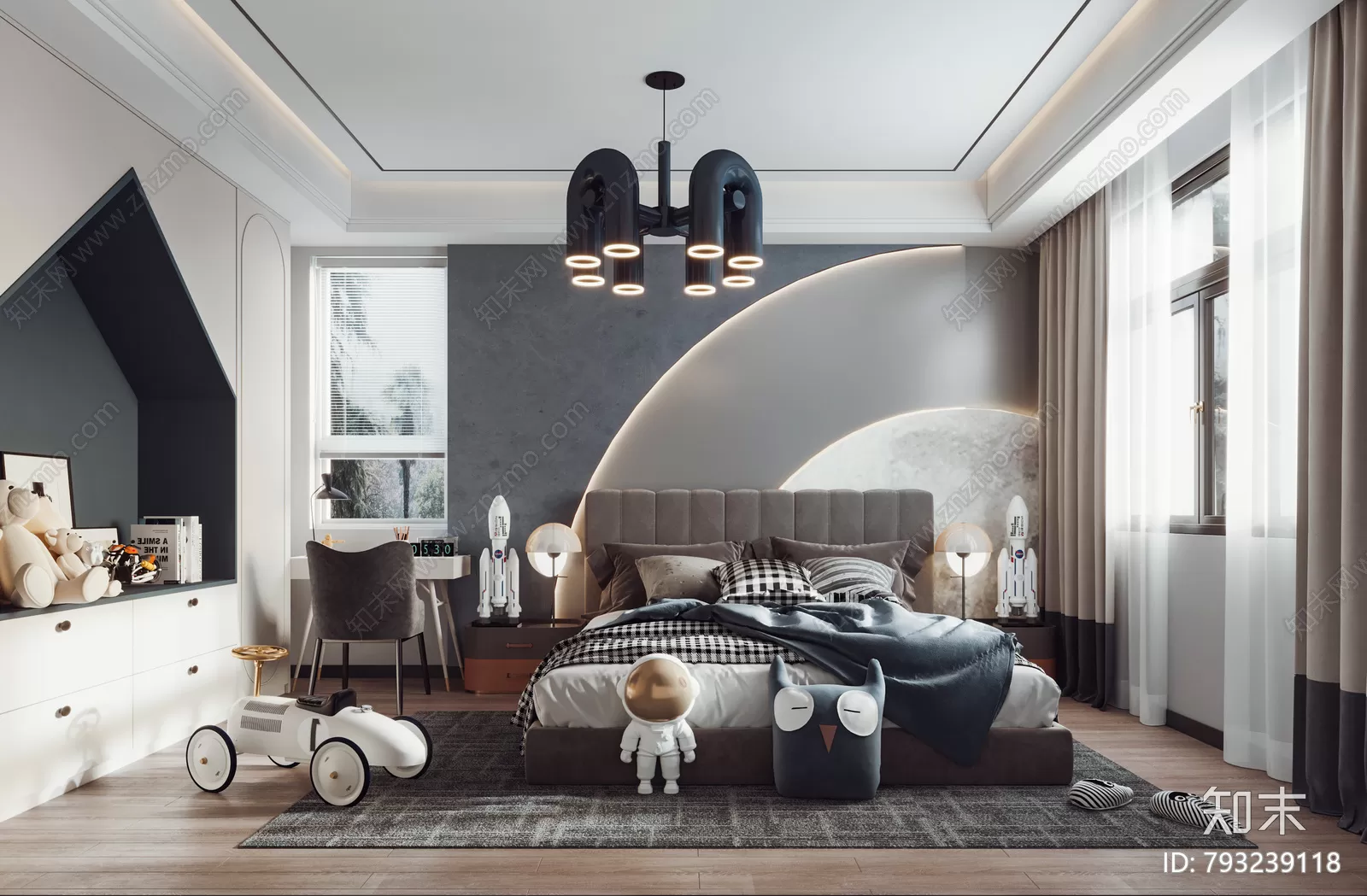 BED FOR KID – 3D MODELS – 394 – PRO