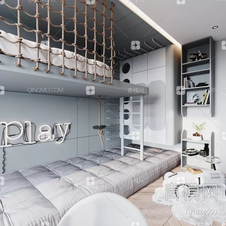 BED FOR KID – 3D MODELS – 397 – PRO