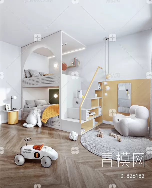 BED FOR KID – 3D MODELS – 399 – PRO