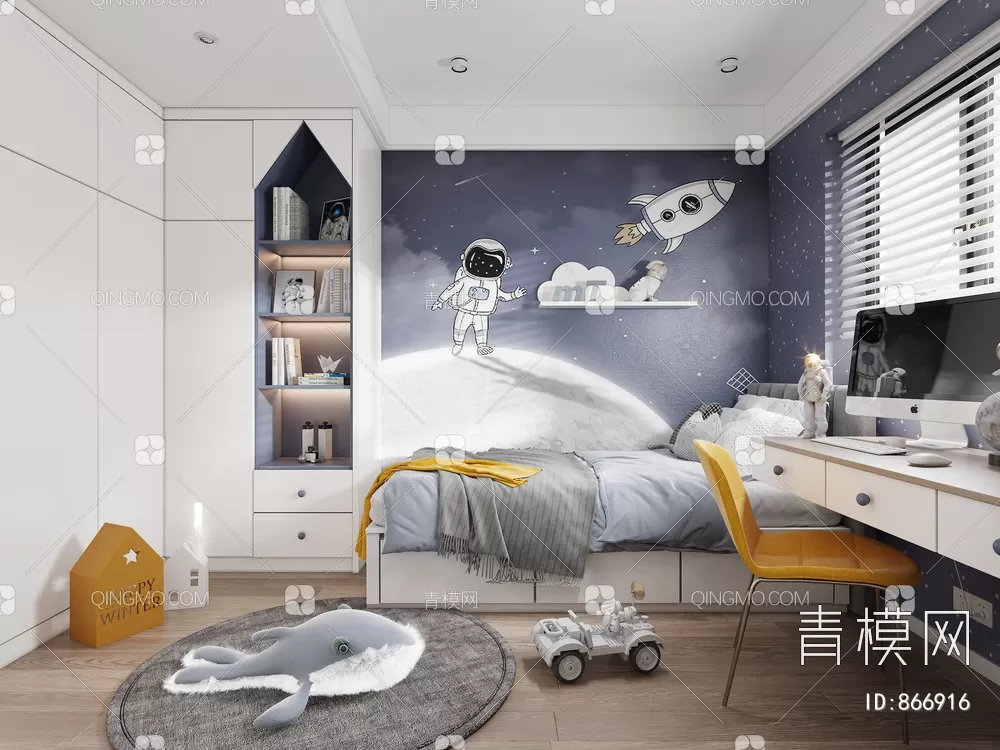 BED FOR KID – 3D MODELS – 400 – PRO