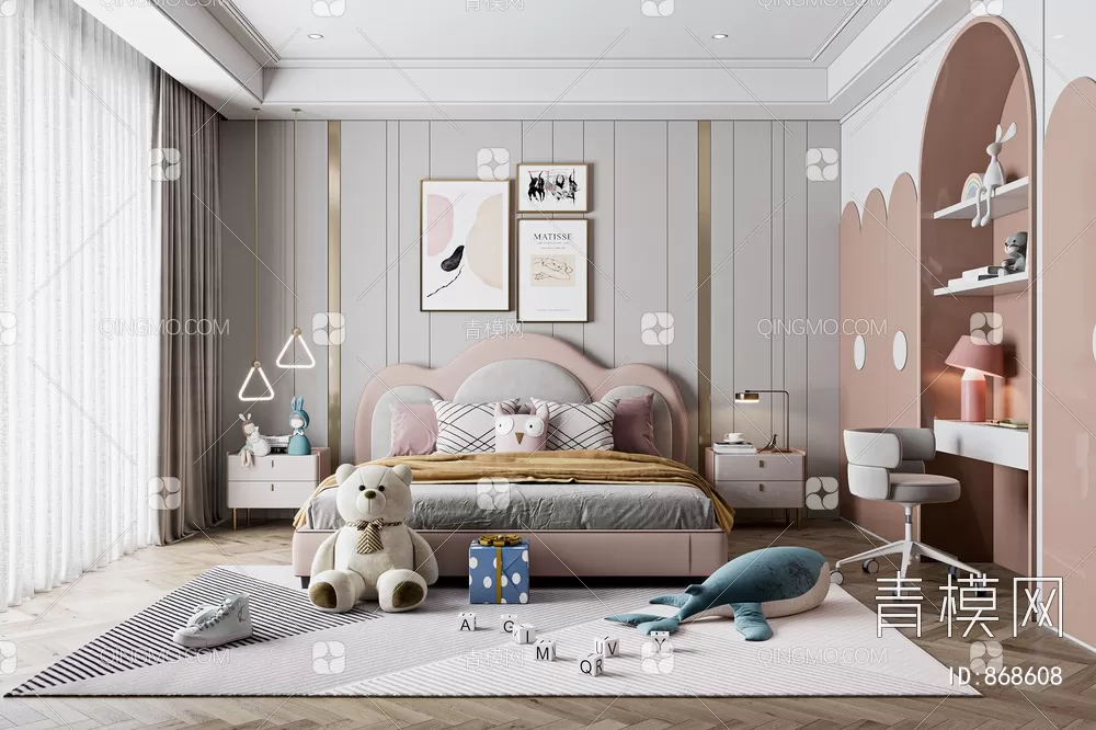 BED FOR KID – 3D MODELS – 401 – PRO