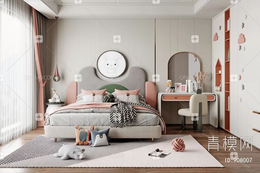 BED FOR KID – 3D MODELS – 402 – PRO