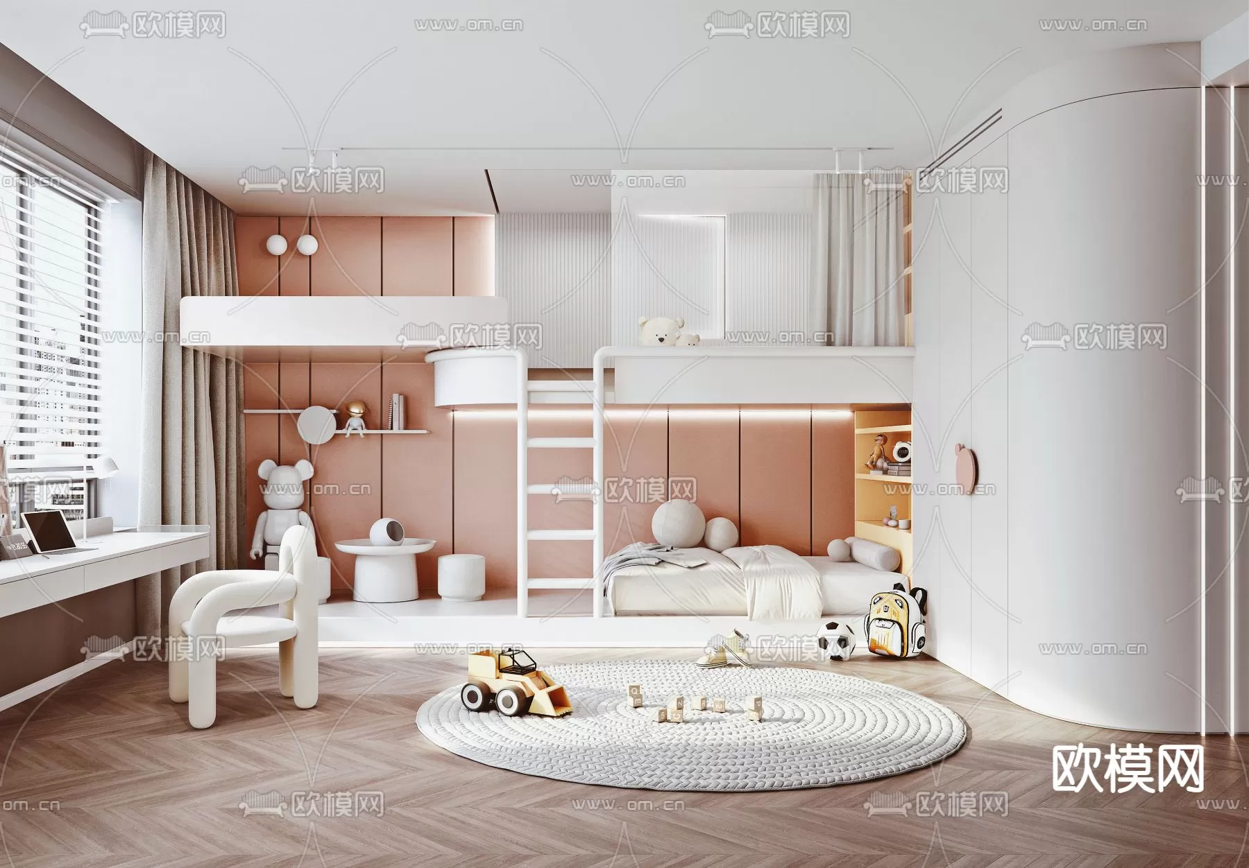 BED FOR KID – 3D MODELS – 406 – PRO