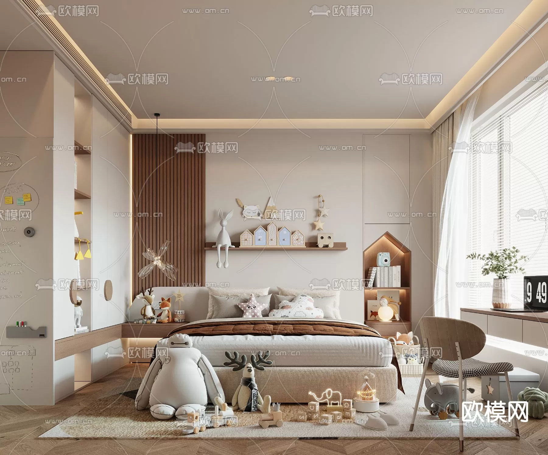 BED FOR KID – 3D MODELS – 410 – PRO