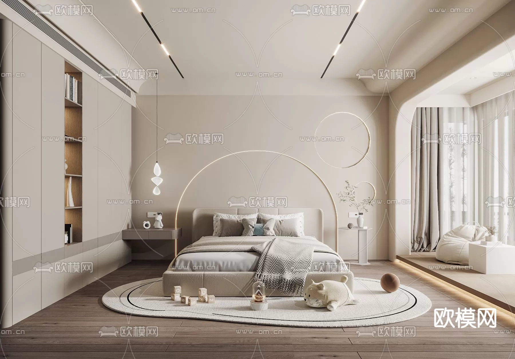 BED FOR KID – 3D MODELS – 416 – PRO