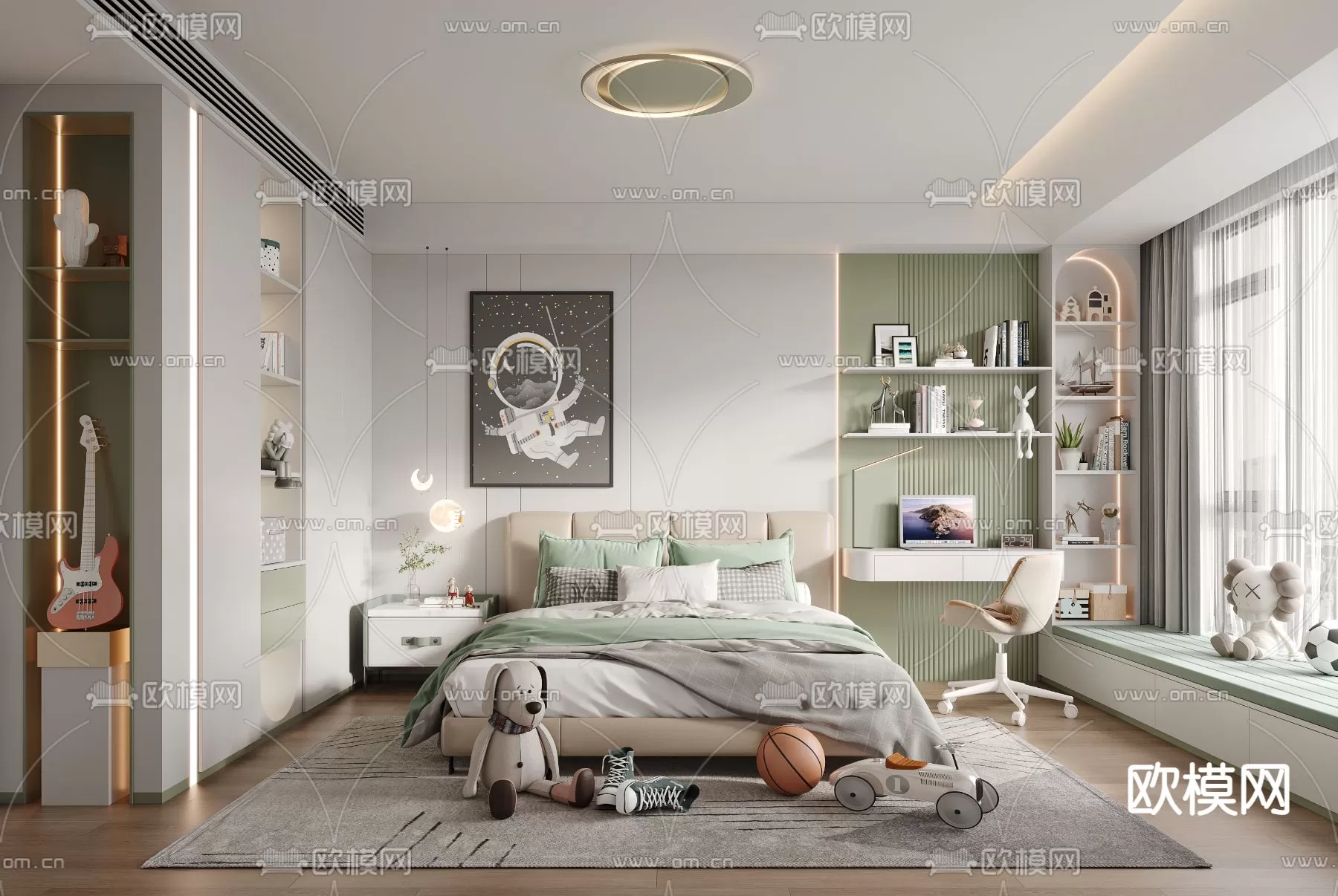 BED FOR KID – 3D MODELS – 417 – PRO