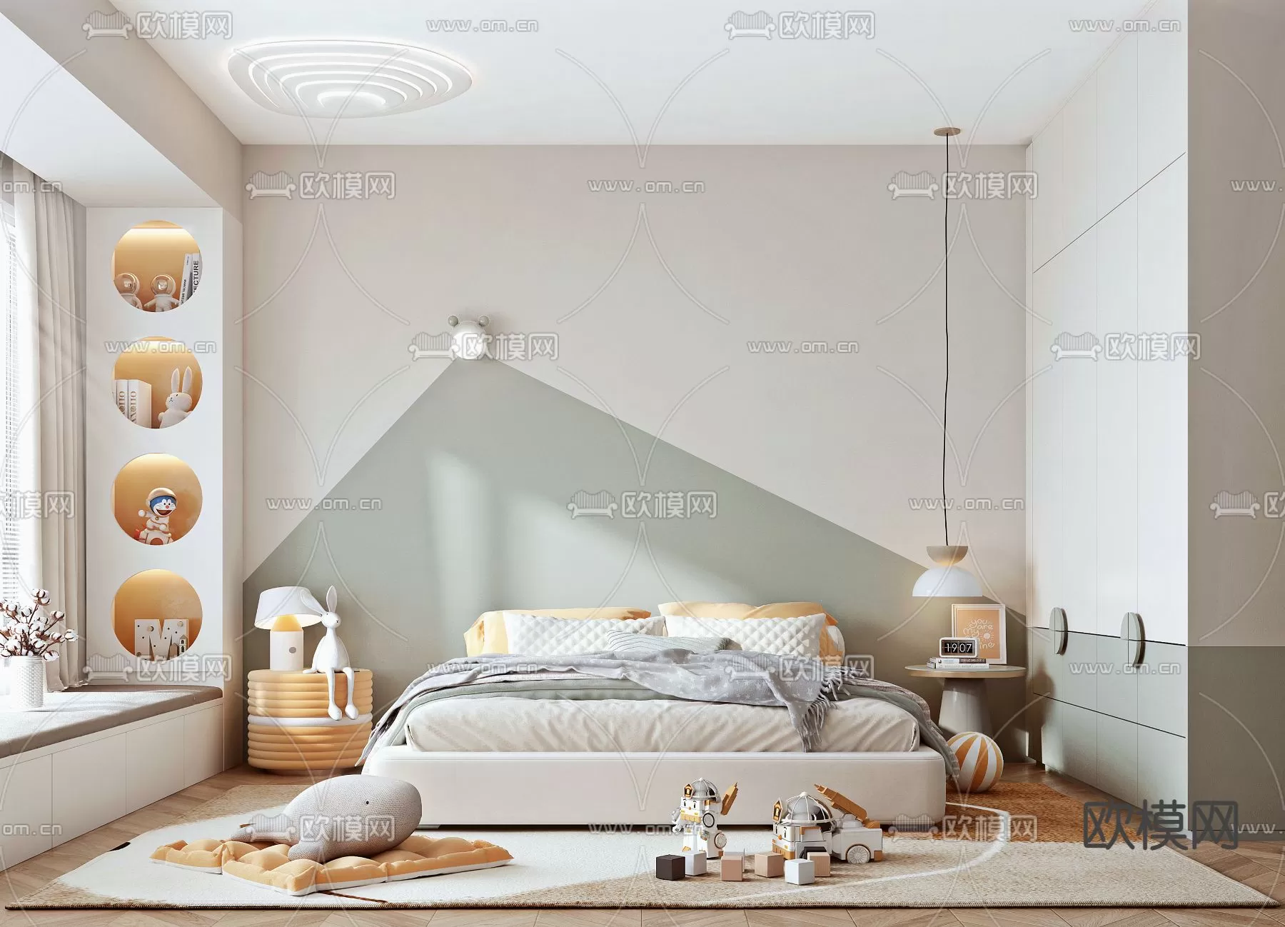 BED FOR KID – 3D MODELS – 419 – PRO