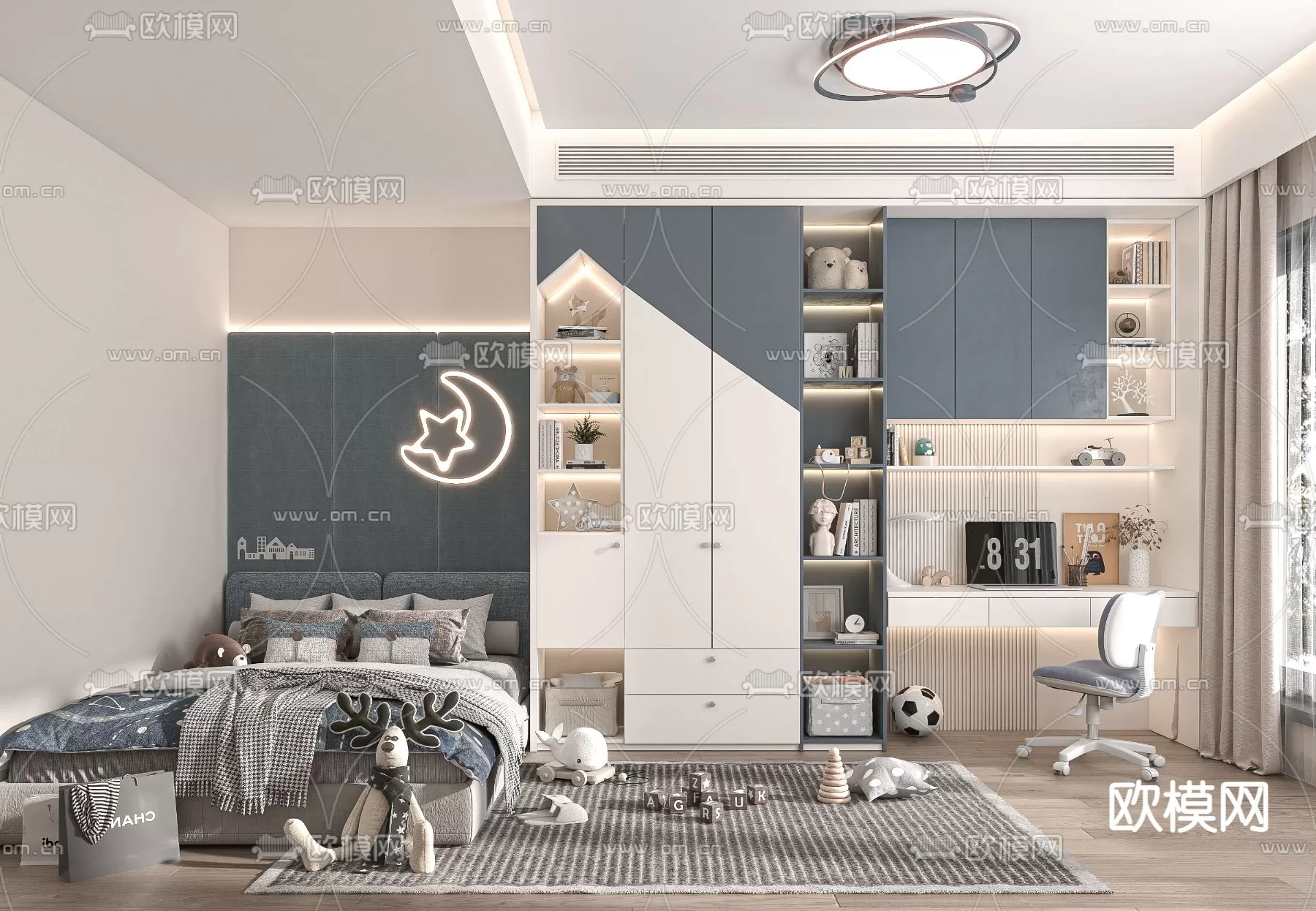 BED FOR KID – 3D MODELS – 420 – PRO