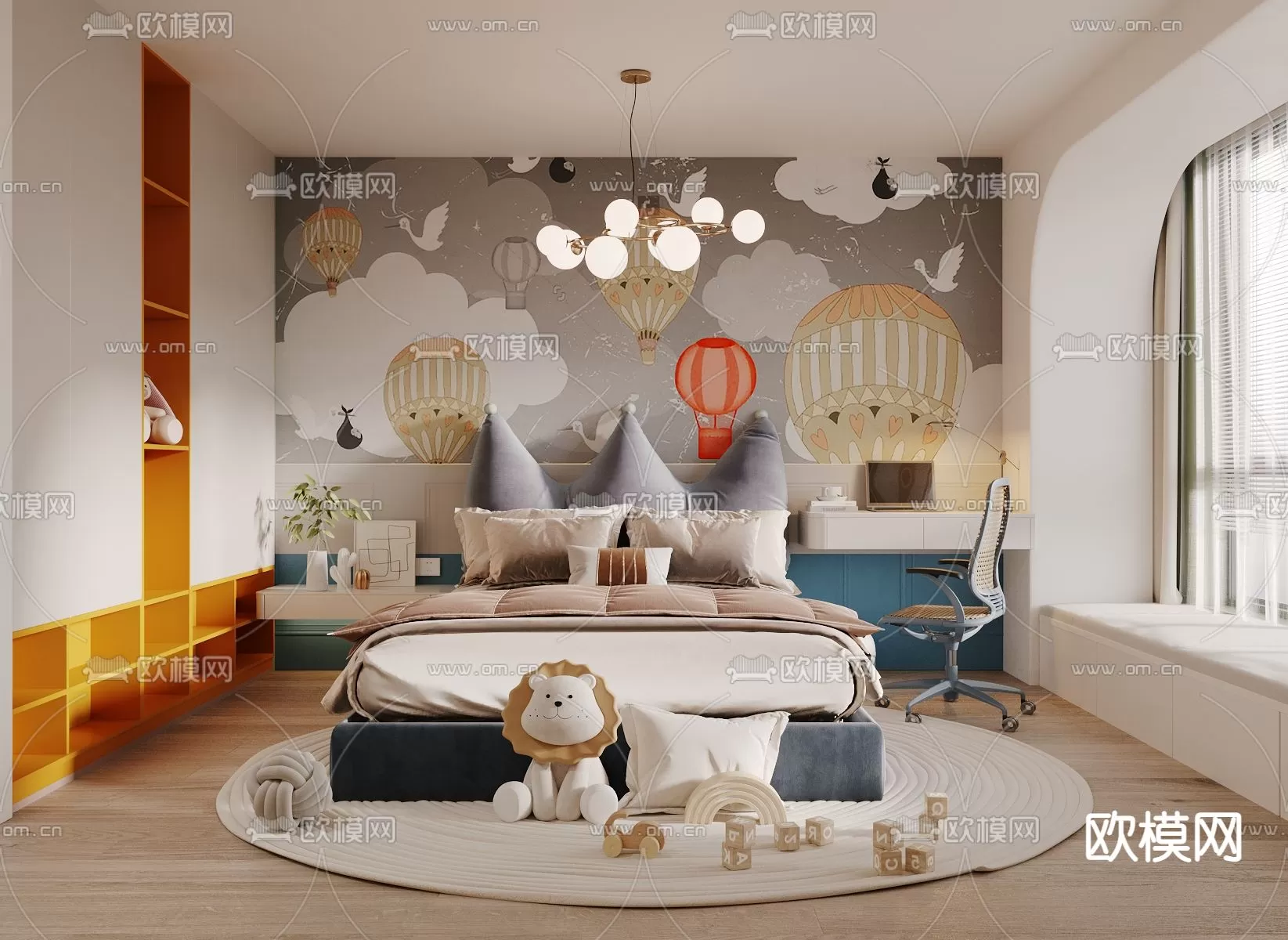 BED FOR KID – 3D MODELS – 424 – PRO