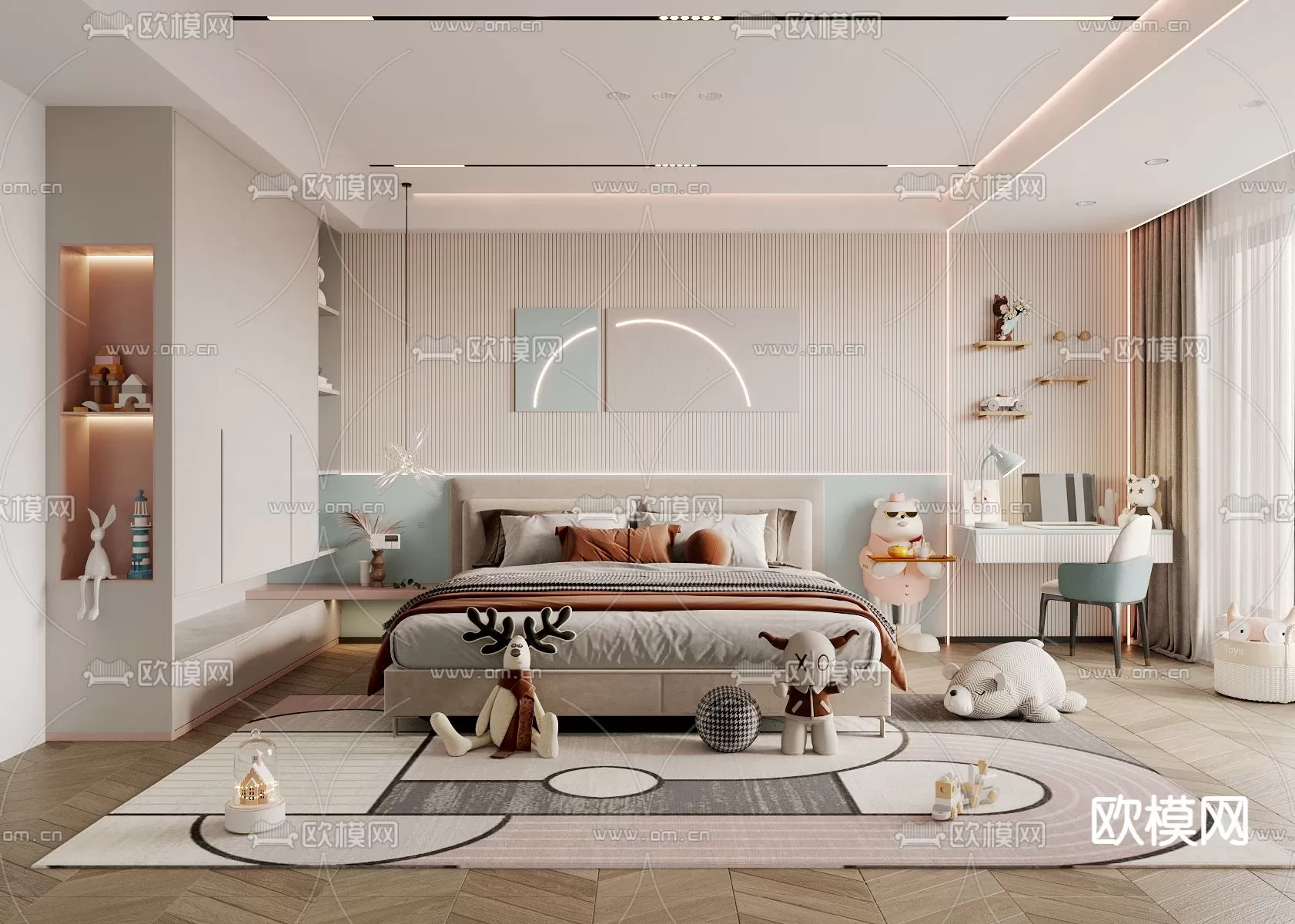 BED FOR KID – 3D MODELS – 427 – PRO