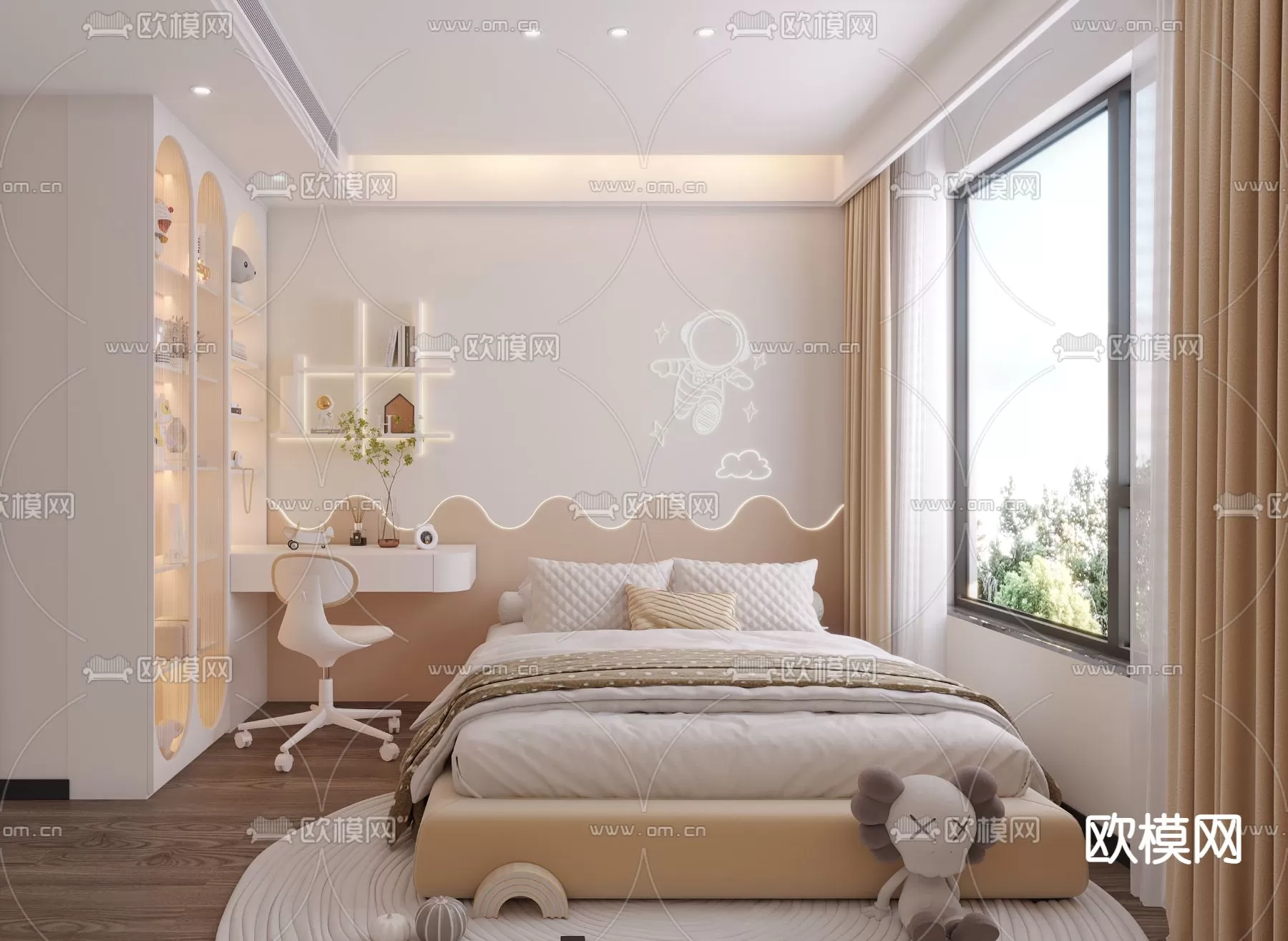 BED FOR KID – 3D MODELS – 431 – PRO