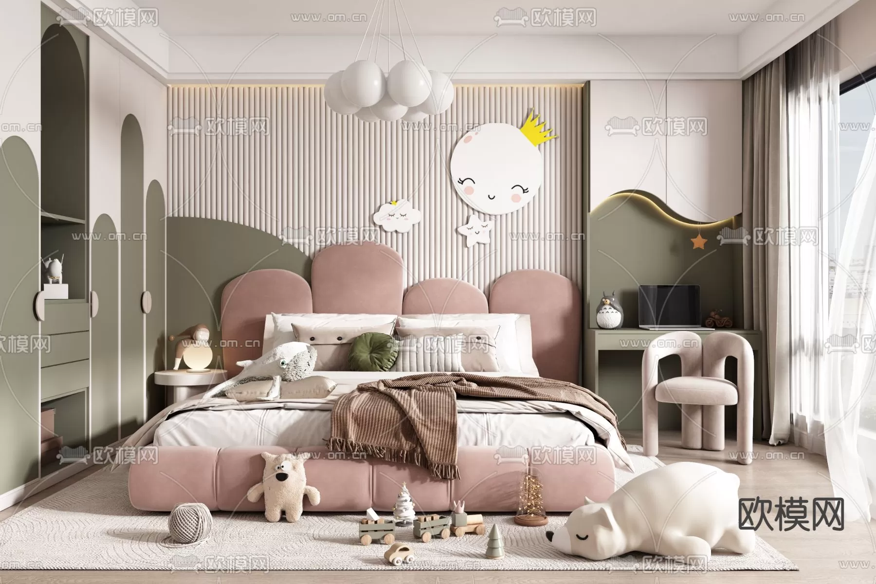 BED FOR KID – 3D MODELS – 433 – PRO