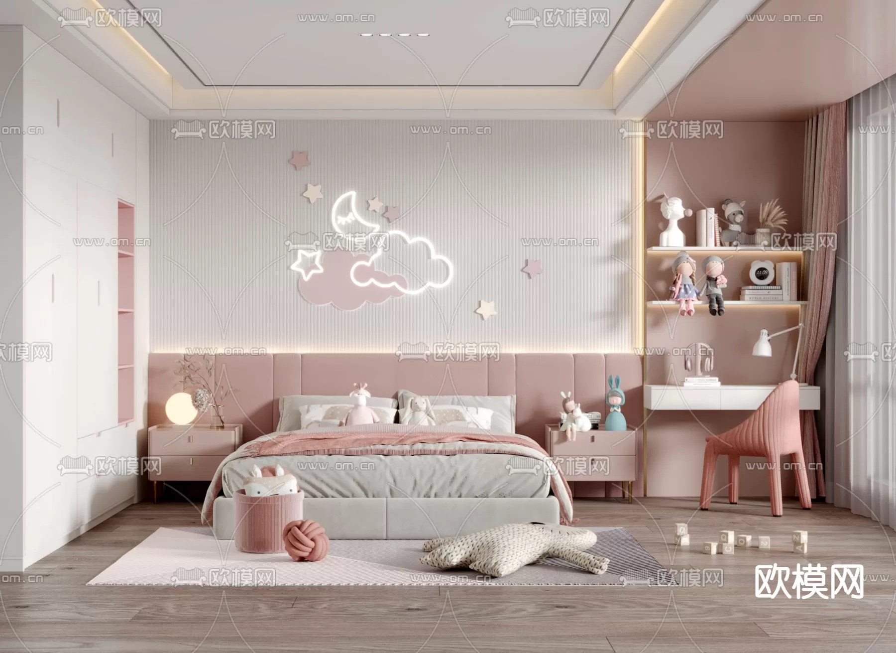 BED FOR KID – 3D MODELS – 434 – PRO