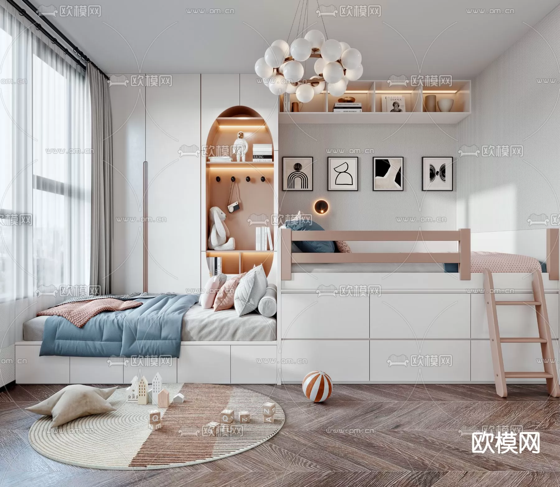 BED FOR KID – 3D MODELS – 439 – PRO