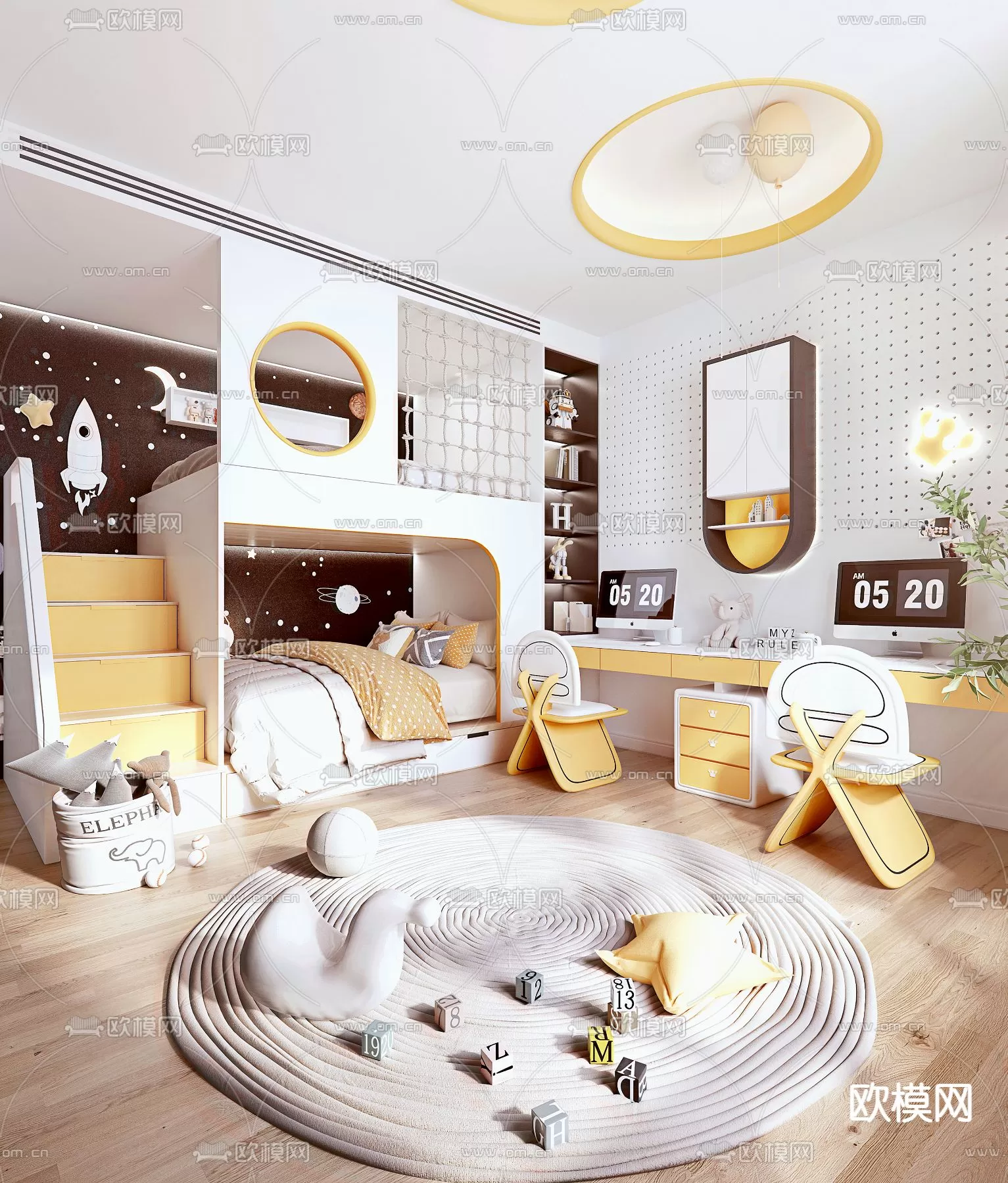 BED FOR KID – 3D MODELS – 441 – PRO