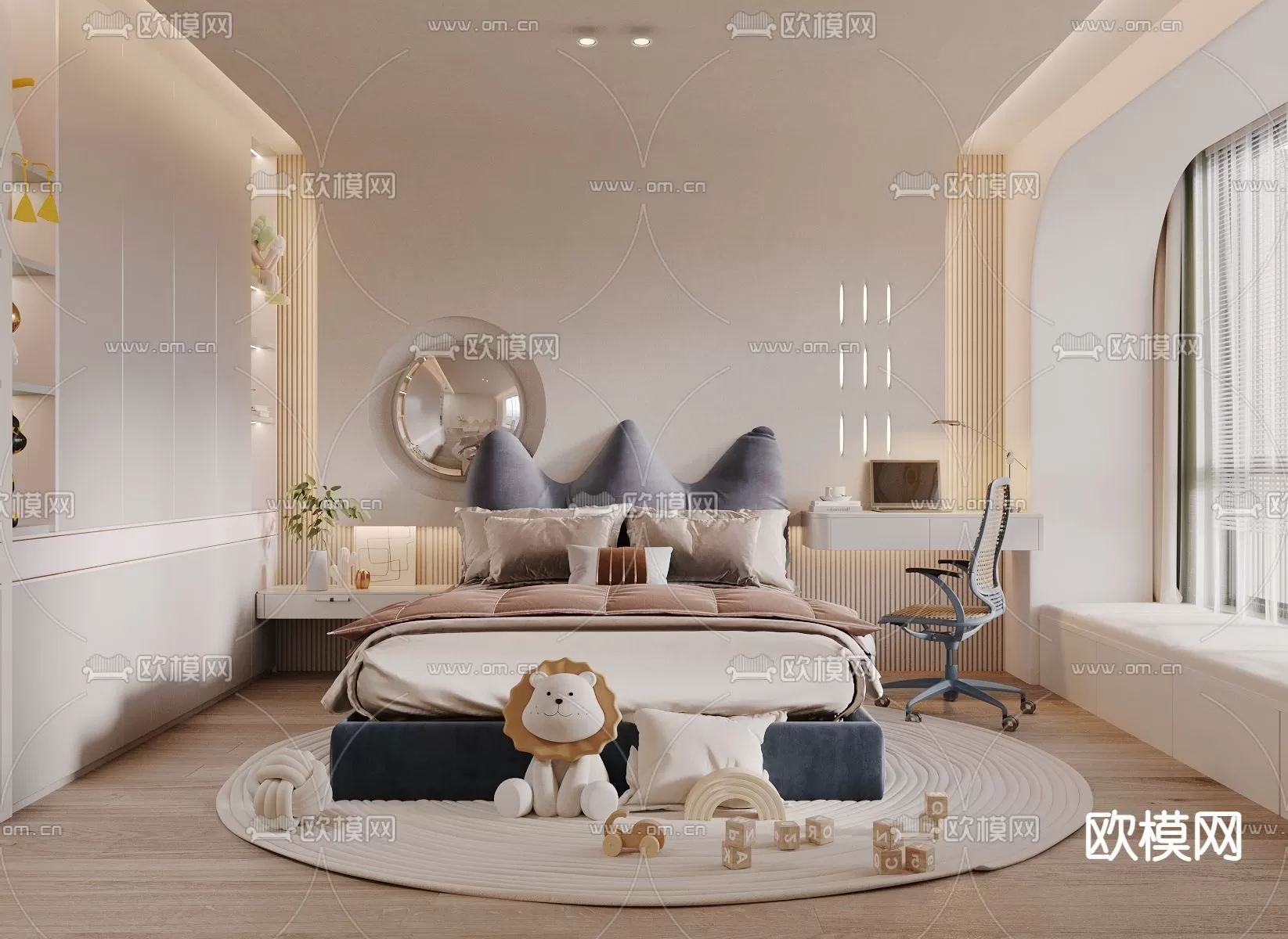 BED FOR KID – 3D MODELS – 449 – PRO