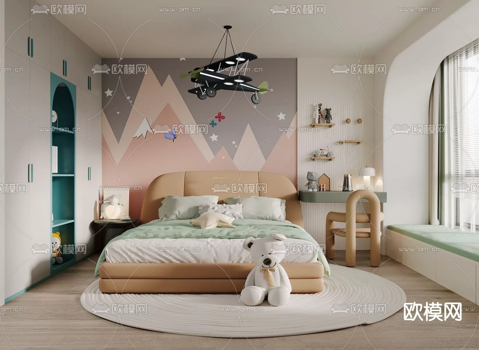 BED FOR KID – 3D MODELS – 451 – PRO